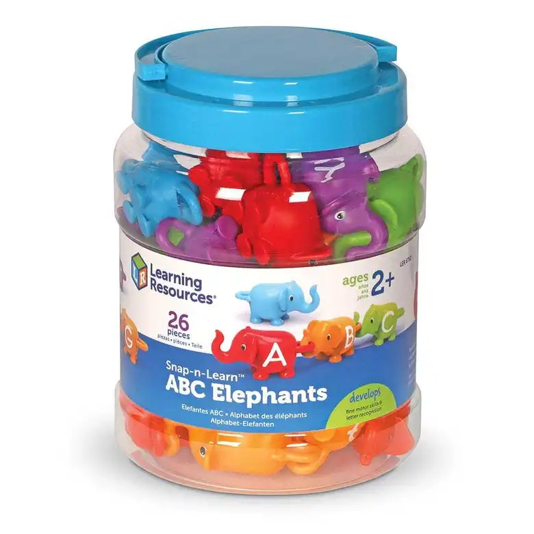 Фигурки за свързване слончета Learning Resources, LER 6710
