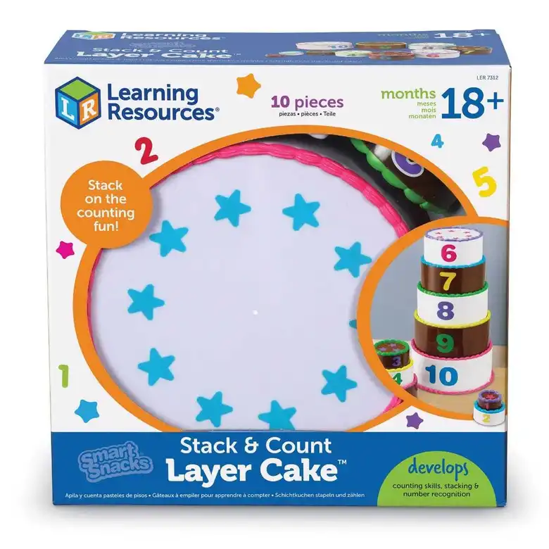 Детски сортер торта с числа,Learning Resources,LER 7312