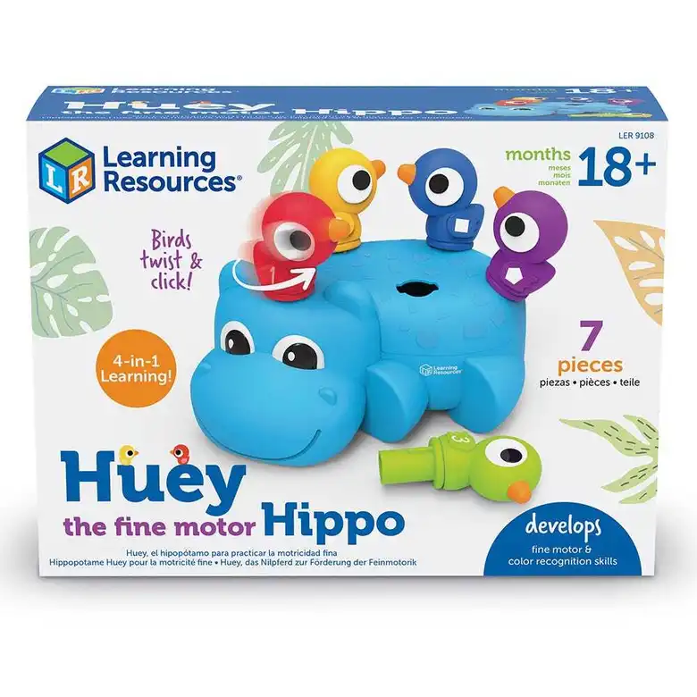 Детска играчка Hippo -фина моторика,Learning Resources,LER 9108
