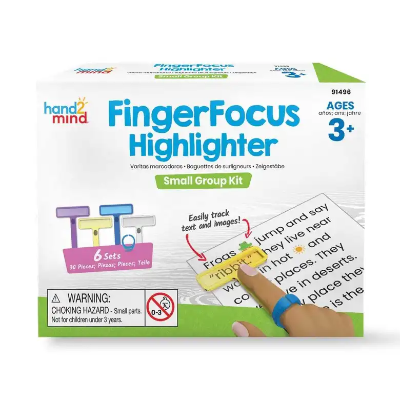 Показалки за четене , 6 комплекта - hand2mind, 91496