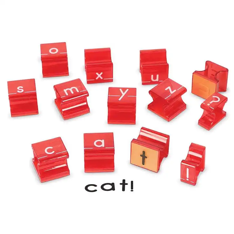 Малки азбучни кубчета печати,Learning Resources,LER 0598