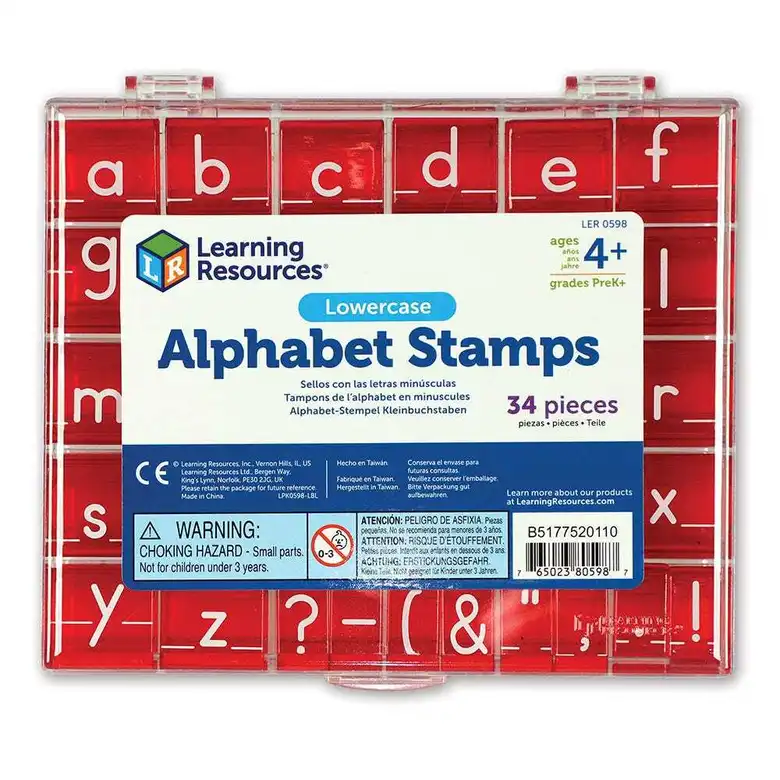 Малки азбучни кубчета печати,Learning Resources,LER 0598