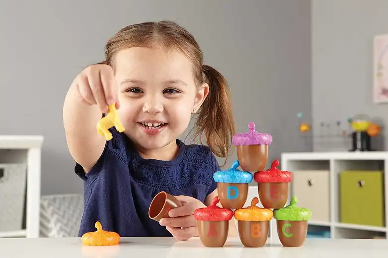 Комплект жълъди с букви,Learning Resources,LER 6802