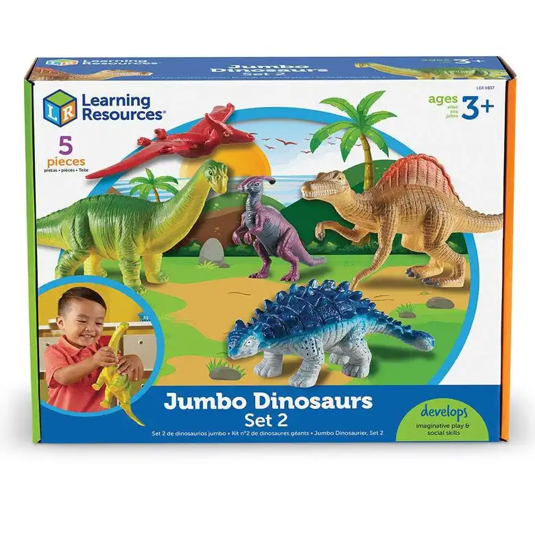 Комплект Jumbo динозаври,Learning Resources,LER 0837