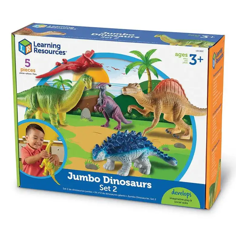 Комплект Jumbo динозаври,Learning Resources,LER 0837