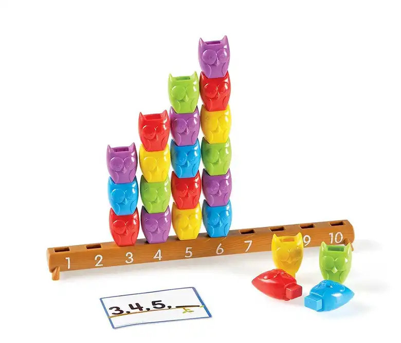 Комплект броилки цветни сови, Learning Resources, LER 7732