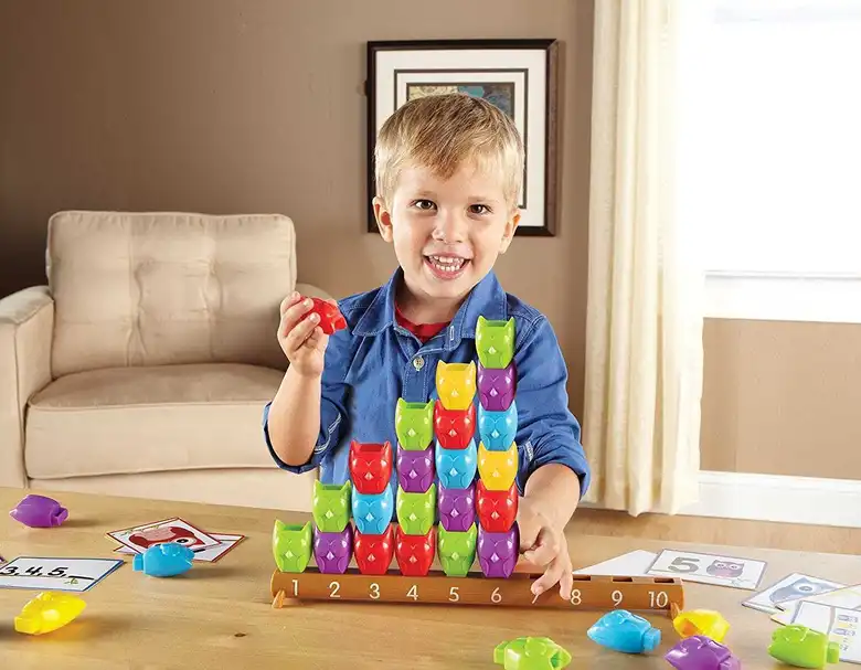 Комплект броилки цветни сови, Learning Resources, LER 7732