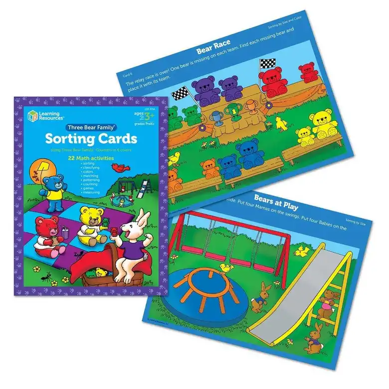 Комплект за сортиране,рисуване и игра -мечета,Learning Resources,LER 0757