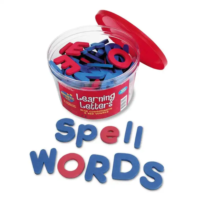 Магнитни букви от мека пяна -главни и малки,Learning Resources,LER 6304