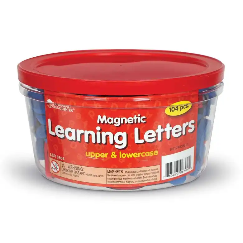 Магнитни букви от мека пяна -главни и малки,Learning Resources,LER 6304