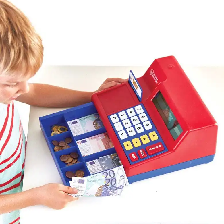 Learning Resources Касов апарат с детски пари,LSP 2629-EUR