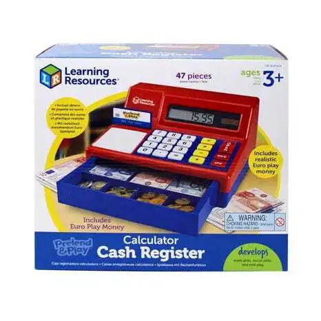 Learning Resources Касов апарат с детски пари,LSP 2629-EUR