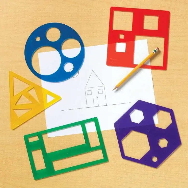Геометрични фигури шаблони,Learning Resources,LER 5440