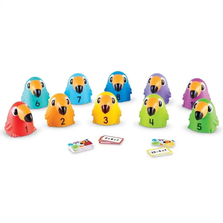 Комплект за сортиране тукани 10 бр.,Learning Resources,LER 5458
