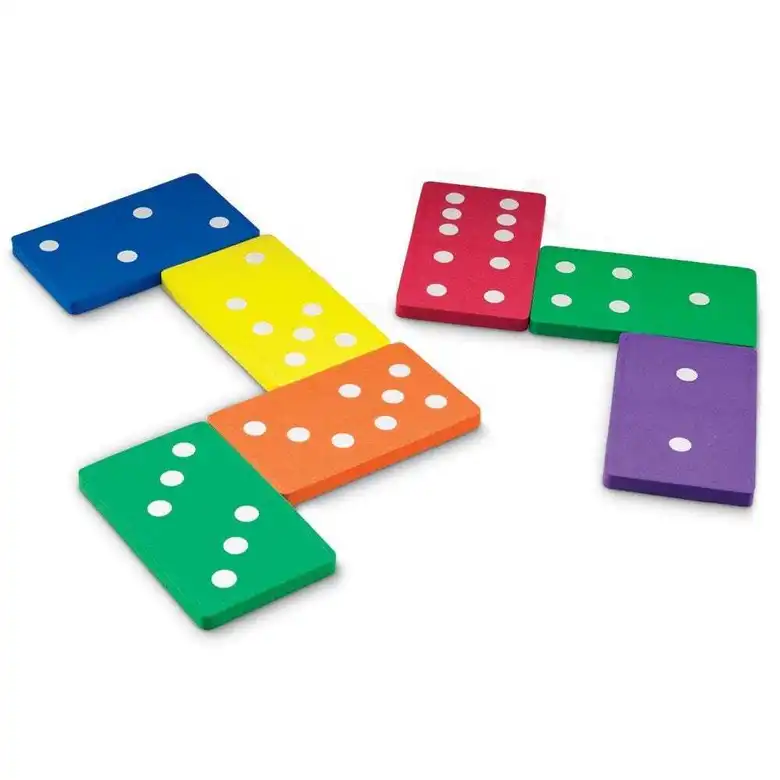 JUMBO Домино от мека пяна, Learning Resources, LER 6380