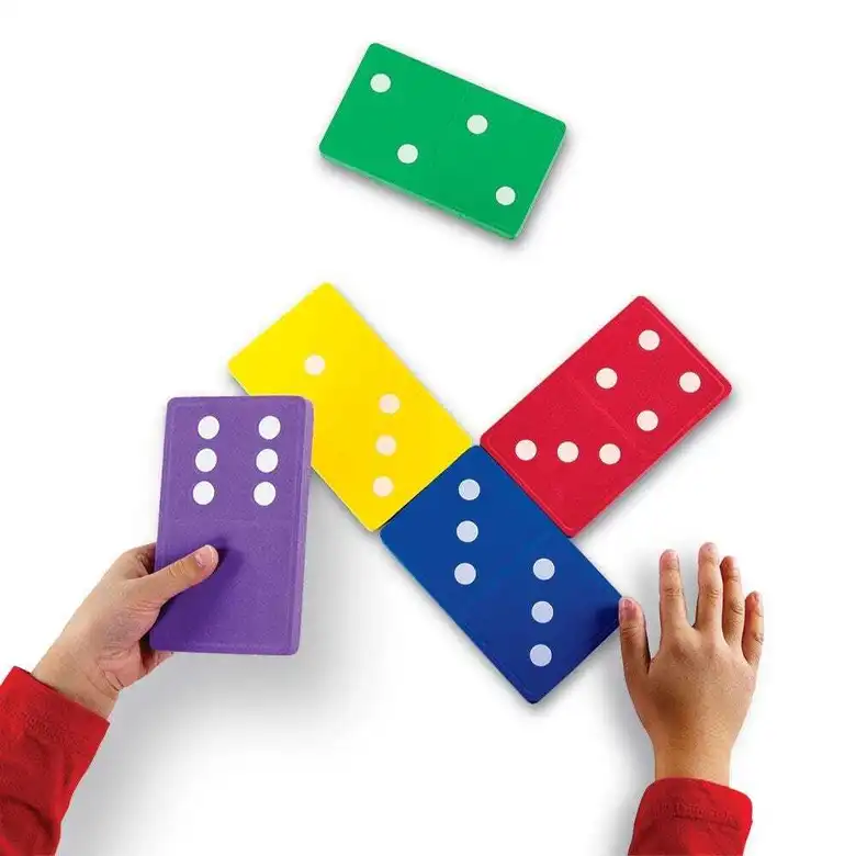 JUMBO Домино от мека пяна, Learning Resources, LER 6380