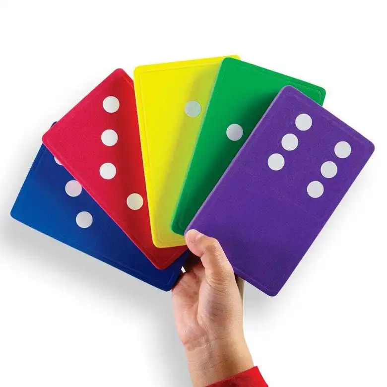 JUMBO Домино от мека пяна, Learning Resources, LER 6380