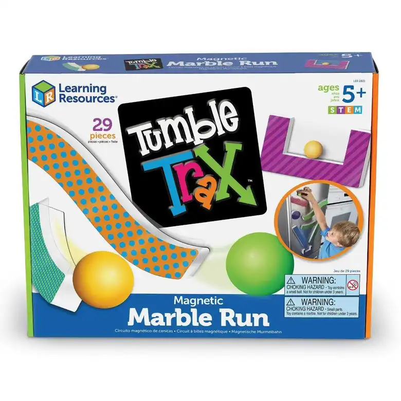 Образователна игра Tumble Trax® Magnetic Marble Run Магнитен пинбол,Learning Resources,LER 2821