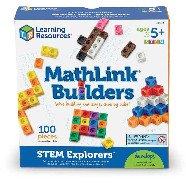 Цветни кубчета за свързване, Learning Resources,LER 9294