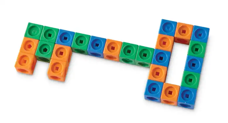 Цветни кубчета за свързване, Learning Resources,LER 9294