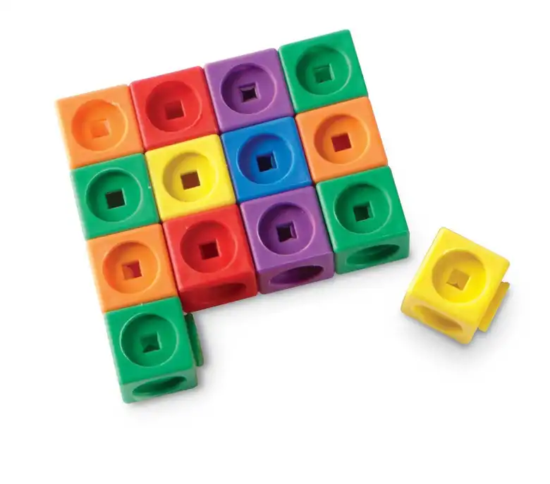 Цветни кубчета за свързване, Learning Resources,LER 9294