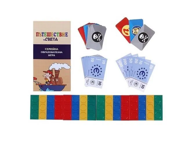 Картонена игра ПЛМ №720 Пътешествие по СВЕТА