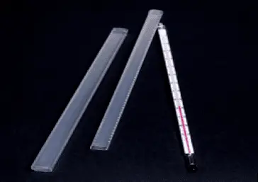Стъклен спиртен термометър от -10 до  +110 °C