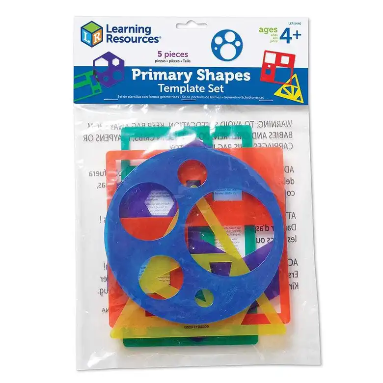Геометрични фигури шаблони,Learning Resources,LER 5440