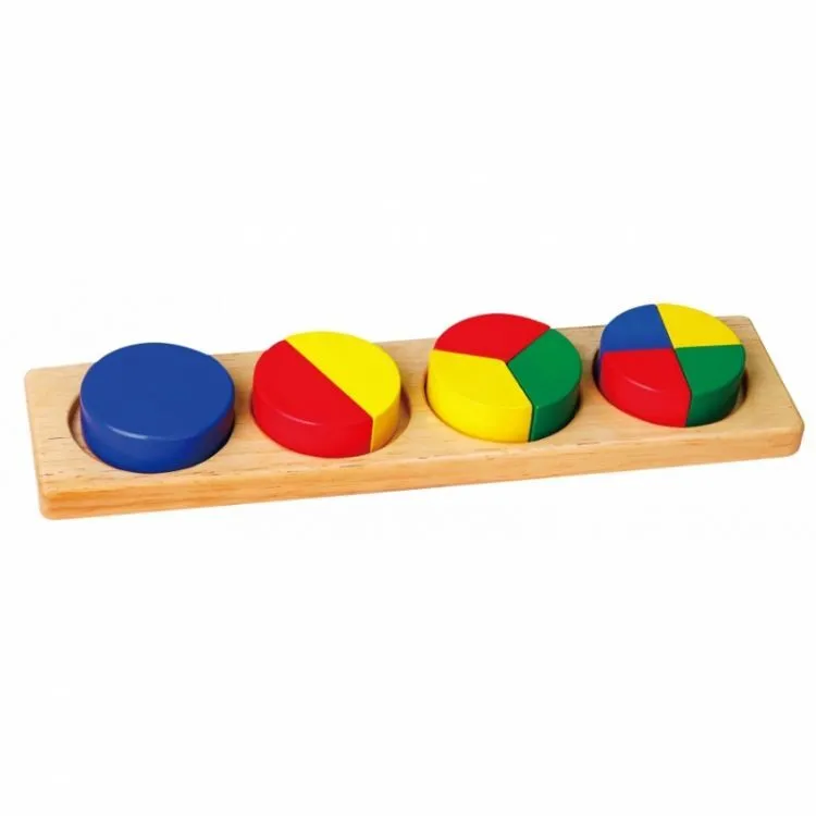 Дидактични фигури от дърво кръг от Viga toys