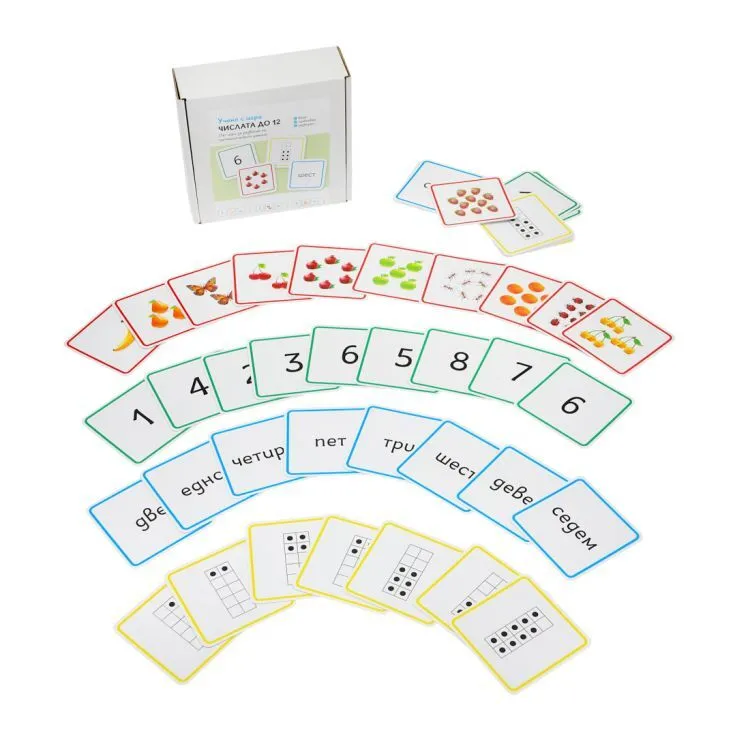 Учене с игра Числата до 12