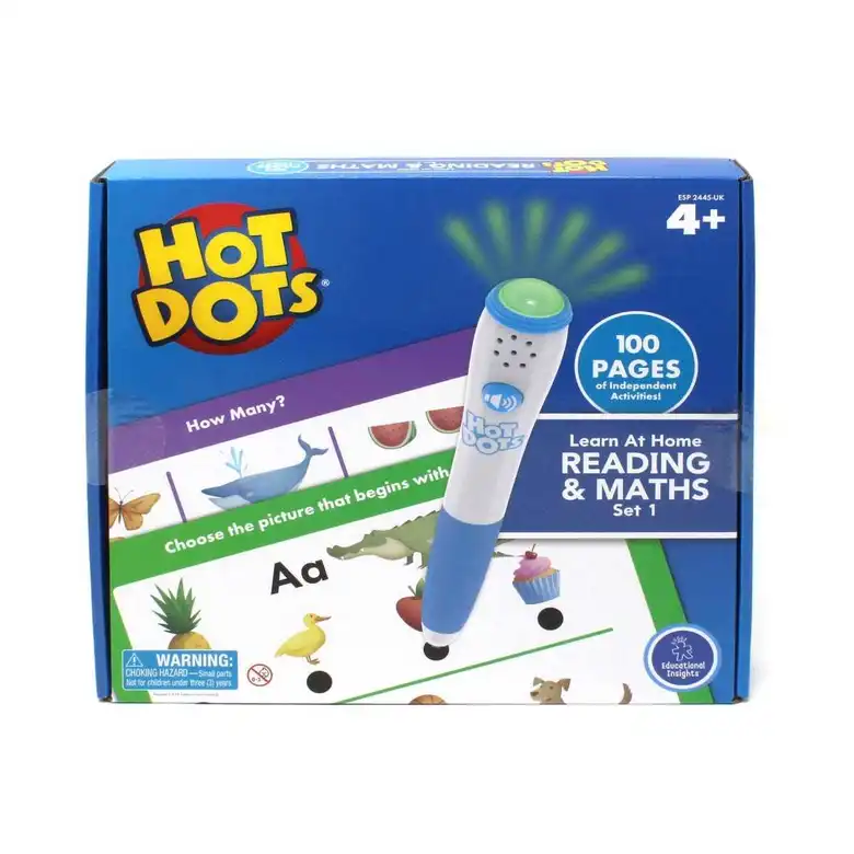 Hot Dots® Научете у дома Четене и математика Комплект 1