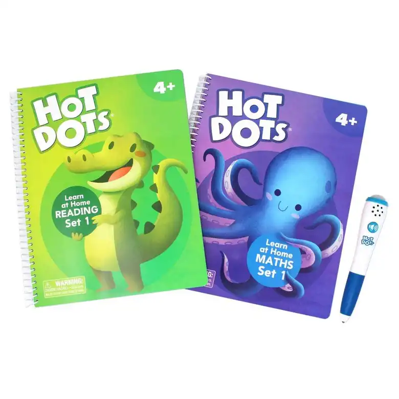 Hot Dots® Научете у дома Четене и математика Комплект 1