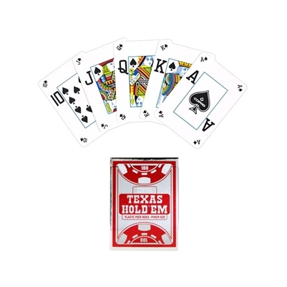 Cartamundi Карти за игра Texas Holdem, сребристи