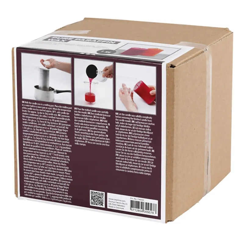 Creativ Company Восък, парафинов, чист, 1 kg