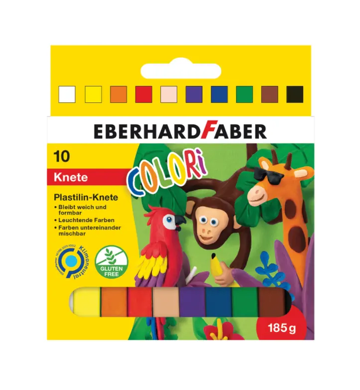 Eberhard Faber Пластилин, 10 цвята