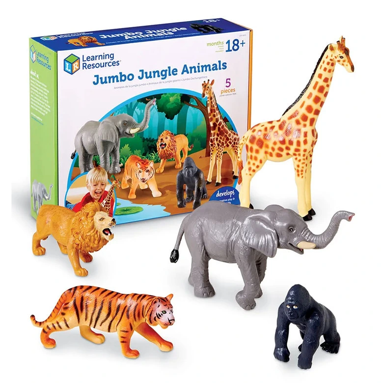 JUMBO Животни от джунглата Learning Resources, LER 0693