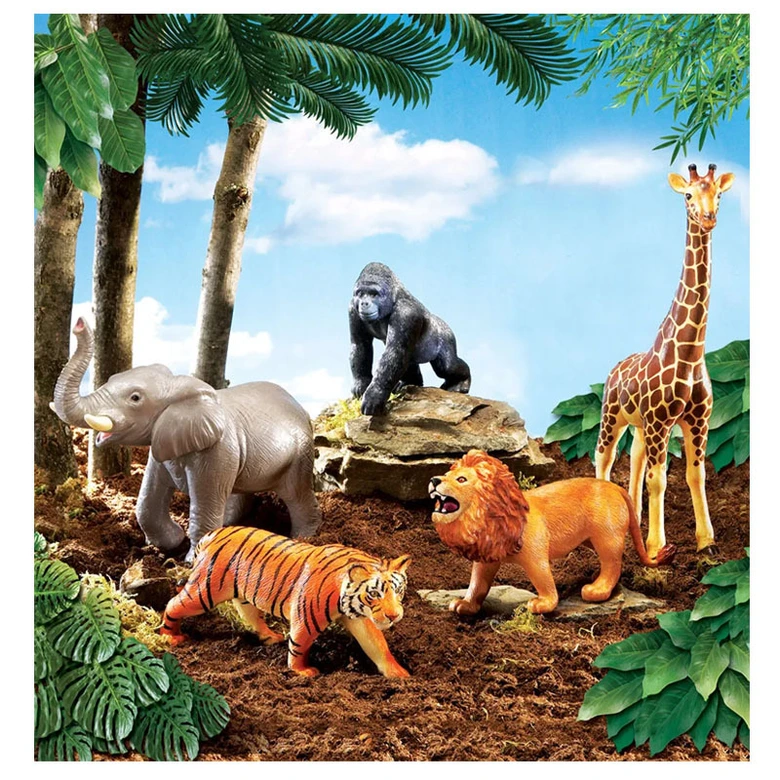 JUMBO Животни от джунглата Learning Resources, LER 0693