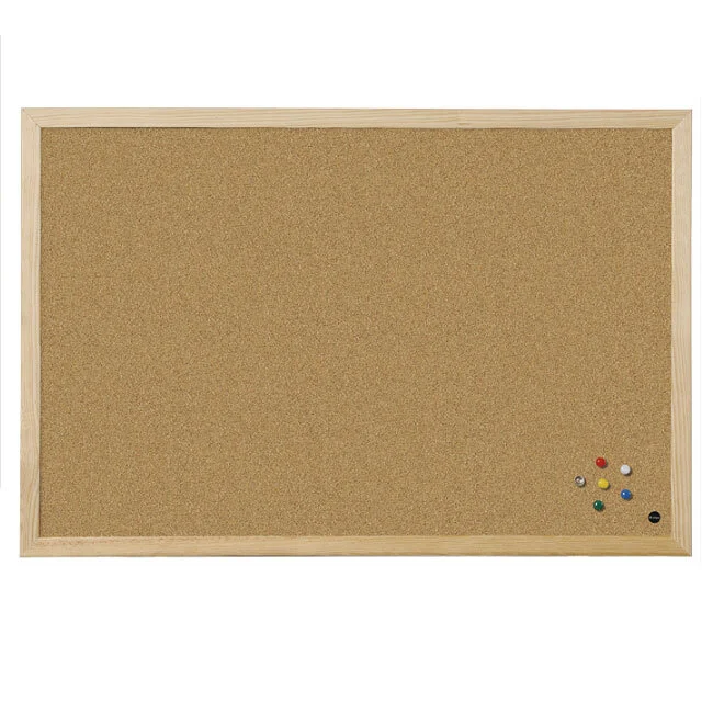 Коркова дъска с дървена рамка Wood Board 60х80cm