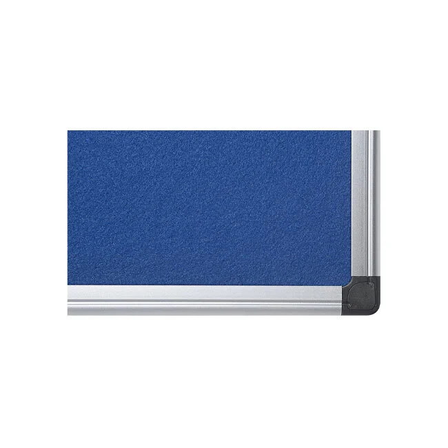 Коркова дъска с алуминиева рамка със синьо покритие Bi-Office 120x180