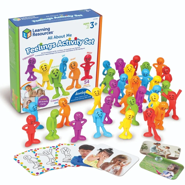 Комплект броилки и карти Всичко за мен, чувства, Learning Resources LER 3368