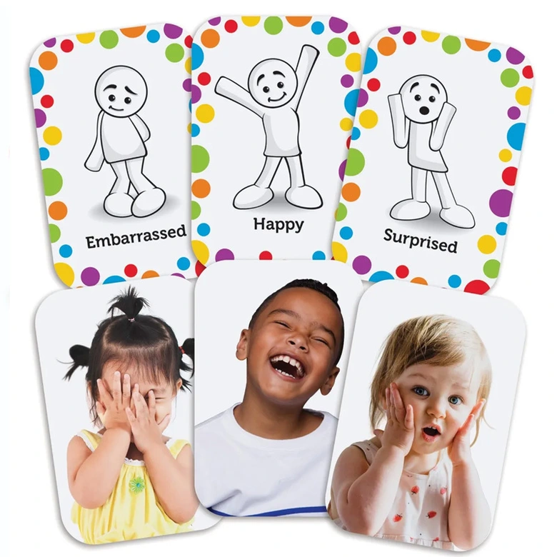 Комплект броилки и карти Всичко за мен, чувства, Learning Resources LER 3368