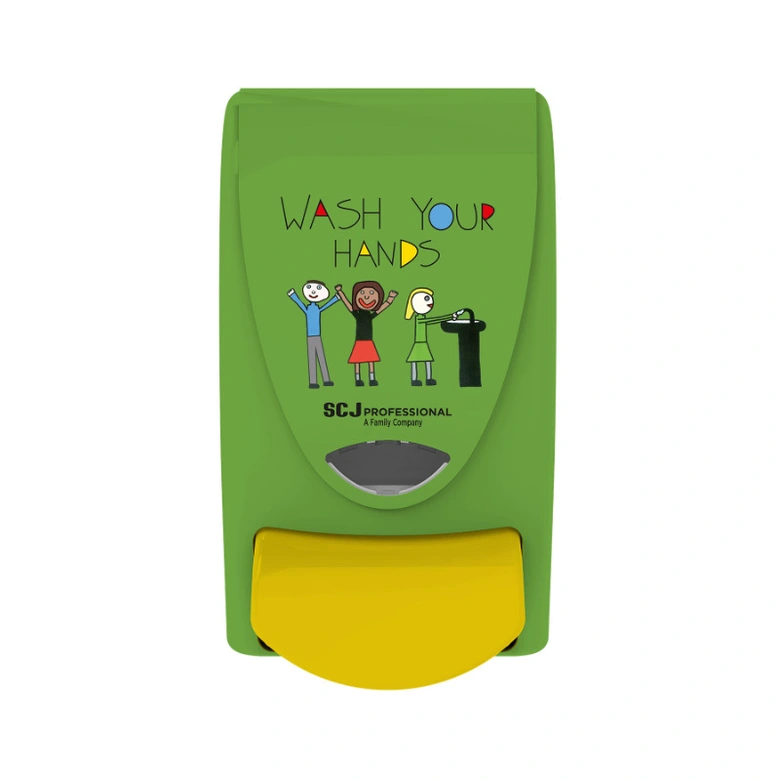 SCJohnson Диспенсър за сапун на пяна Kids Wash, зелен, 1 L