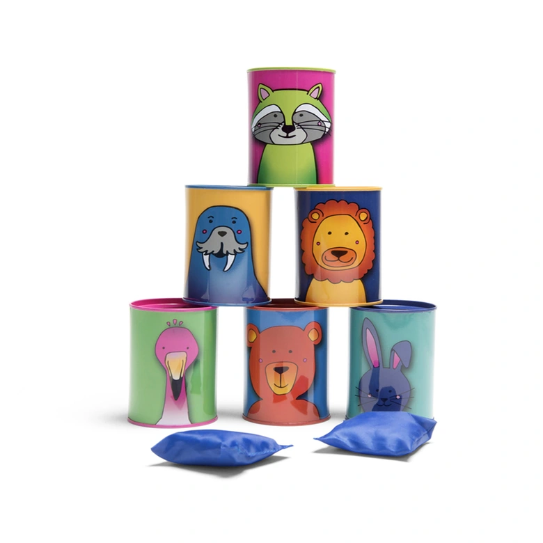 Събори кенчето с животни - BS toys игри, GA362