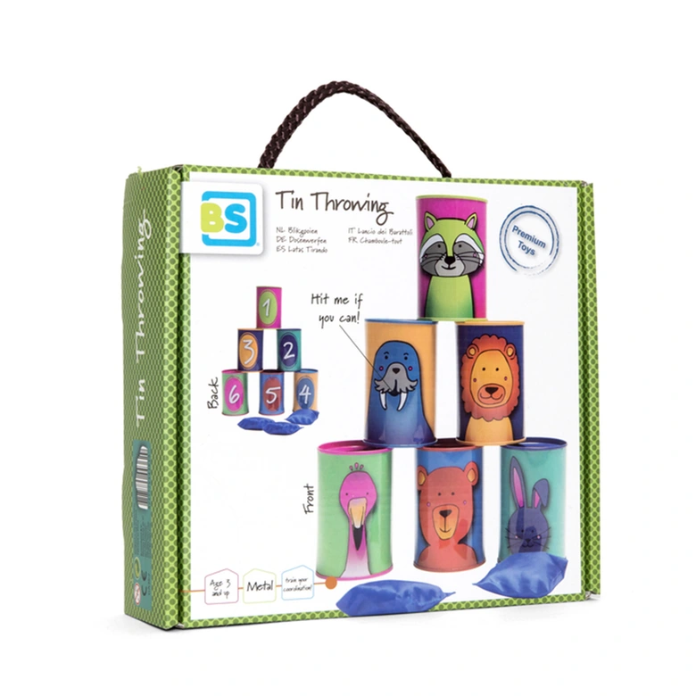 Събори кенчето с животни - BS toys игри, GA362