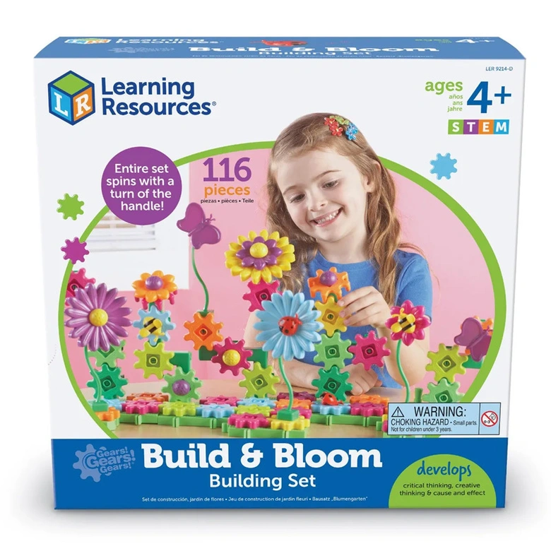 Learning Resources Конструктор с цветя, 117 броя