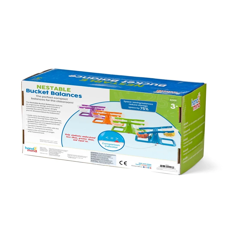Детски комплект кантари за баланс 4 броя, hand2mind, 93403