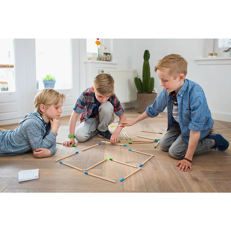 BS Toys Образователен пъзел с клечки