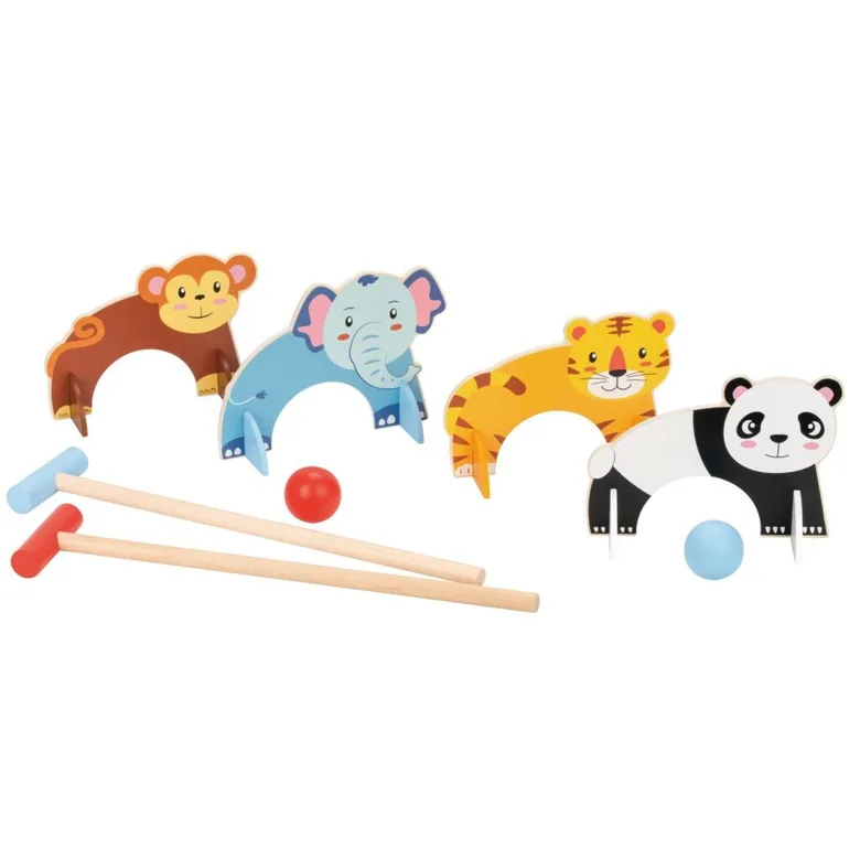 Lelin toys крокет за деца с животни