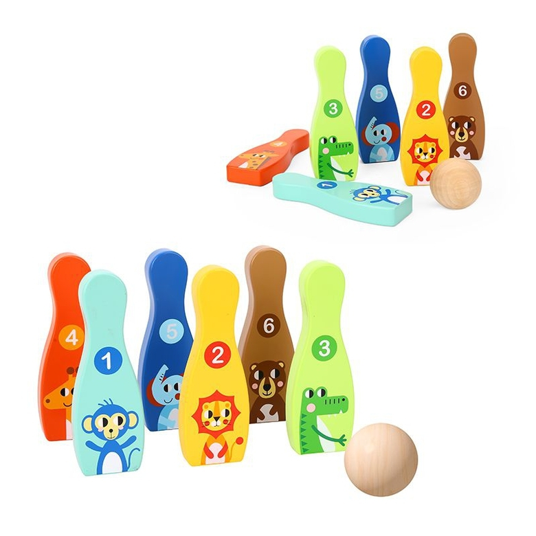 Tooky toy детски боулинг от дърво