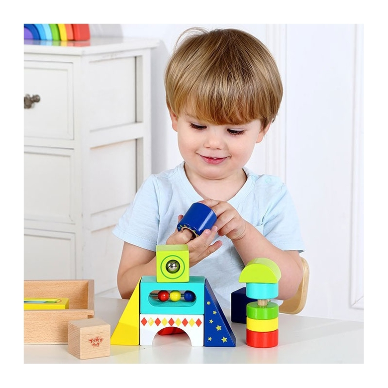 Дървени музикални блокчета от Tooky toy